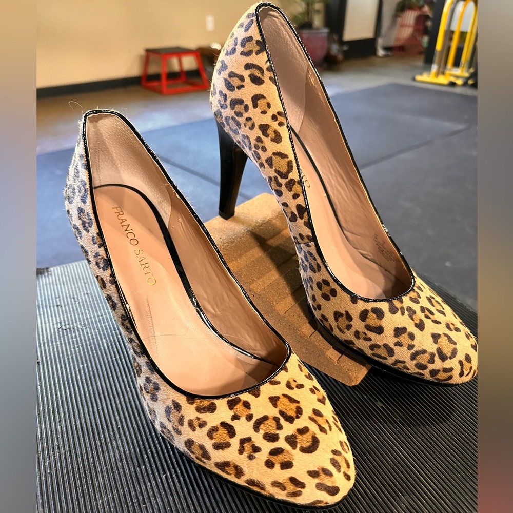 Franco Sarto Animal Print Heels